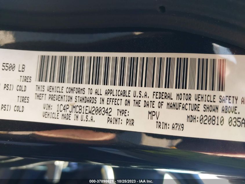2014 JEEP CHEROKEE LATITUDE - 1C4PJMCB1EW200342