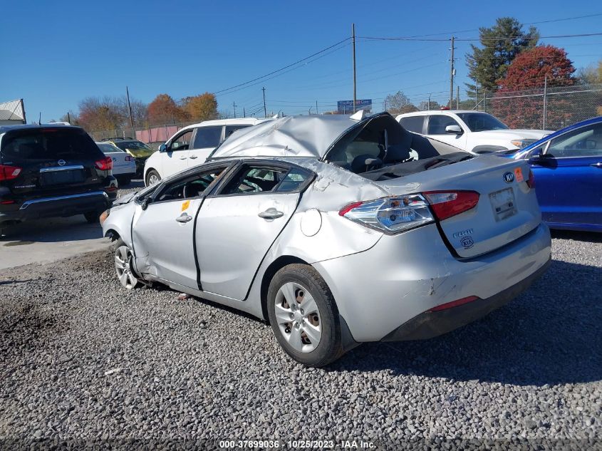 2016 KIA FORTE LX - KNAFK4A6XG5539685