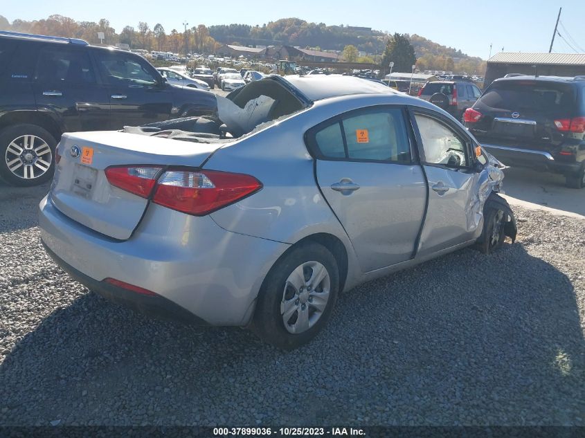 2016 KIA FORTE LX - KNAFK4A6XG5539685