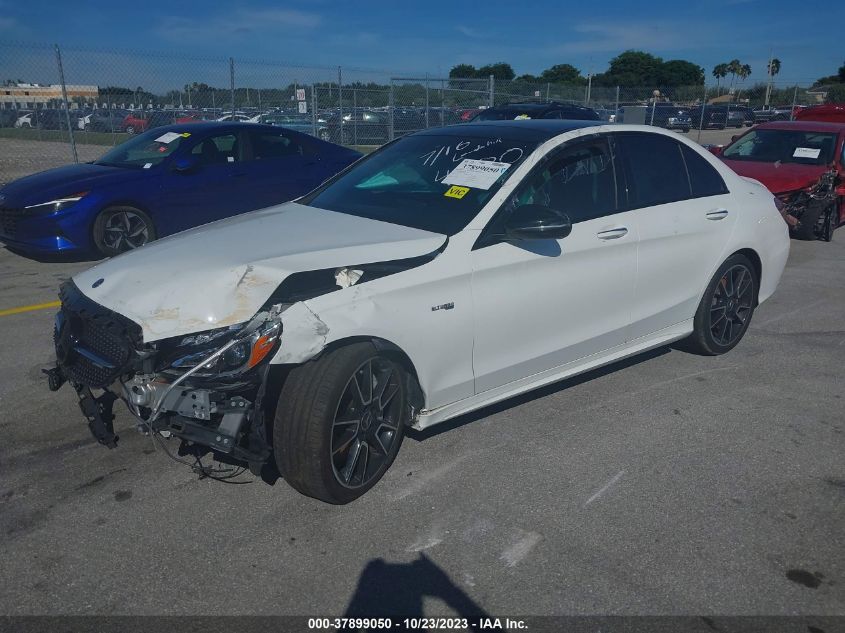 VIN 55SWF6EB1JU274380 2018 MERCEDES-BENZ C-CLASS AMG C 43