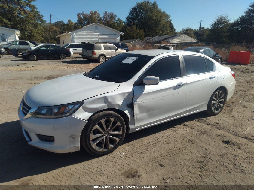 2014 HONDA ACCORD SEDAN SPORT - 1HGCR2F56EA155916
