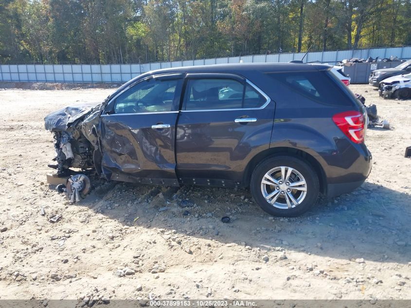 2016 CHEVROLET EQUINOX LS - 2GNALBEK1G6253256