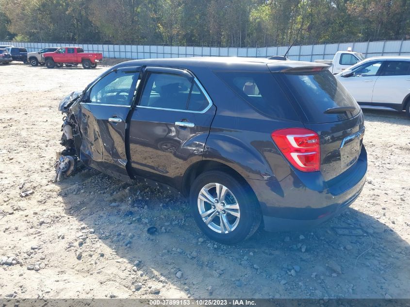 2016 CHEVROLET EQUINOX LS - 2GNALBEK1G6253256