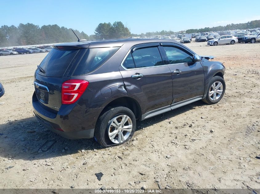 2016 CHEVROLET EQUINOX LS - 2GNALBEK1G6253256
