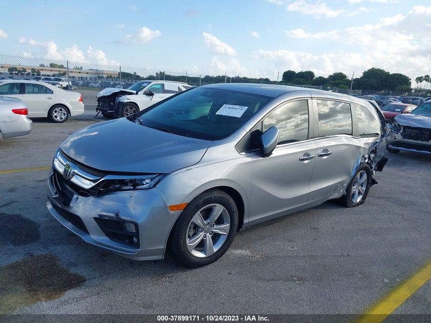 VIN 5FNRL6H71KB062353 2019 HONDA ODYSSEY EXL