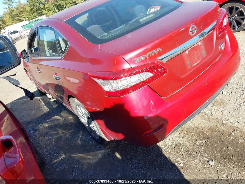 2014 NISSAN SENTRA S/FE+ S/SV/FE+ SV/SR/SL - 3N1AB7AP1EY256098