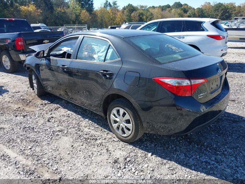 2015 TOYOTA COROLLA L/LE/LE PLS/PRM/S/S PLS - 2T1BURHEXFC363938