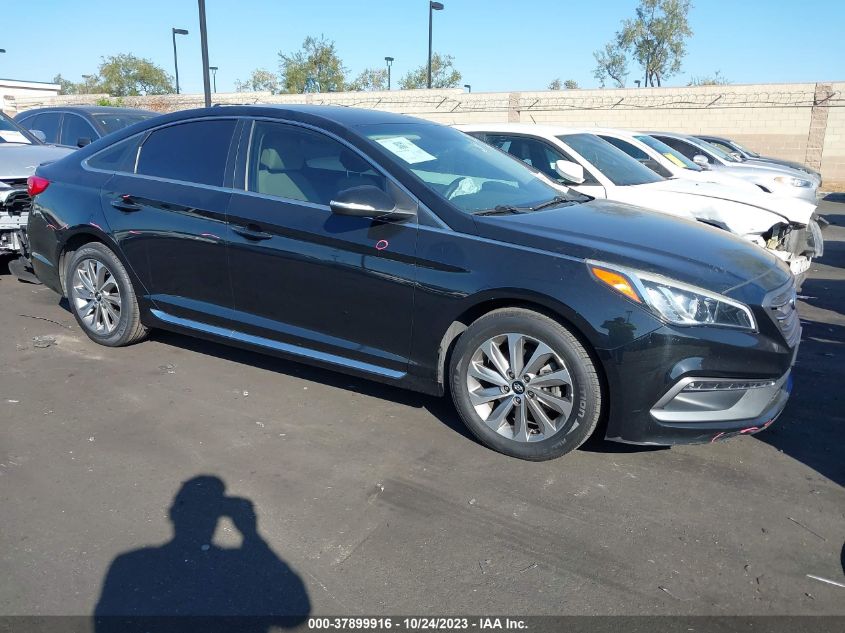 2016 HYUNDAI SONATA 2.4L SPORT - 5NPE34AFXGH401723