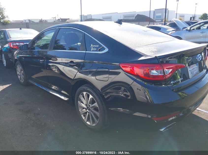 2016 HYUNDAI SONATA 2.4L SPORT - 5NPE34AFXGH401723