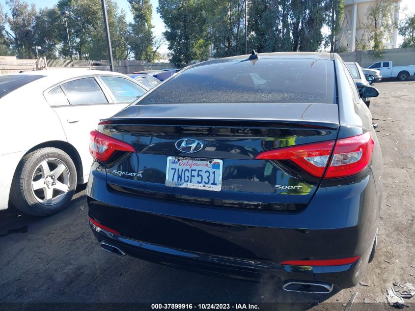 2016 HYUNDAI SONATA 2.4L SPORT - 5NPE34AFXGH401723