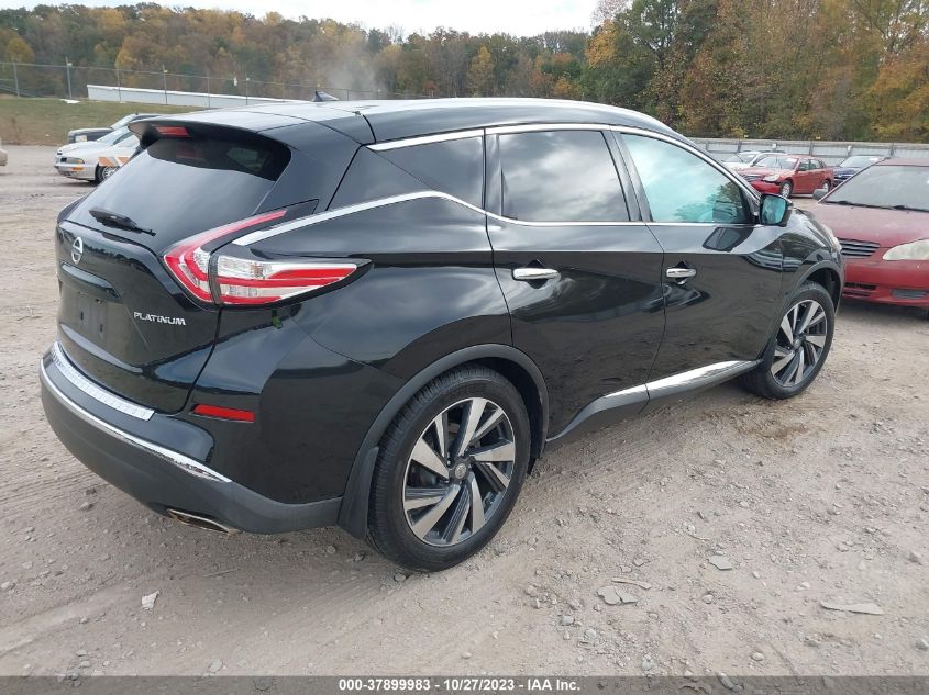 2015 NISSAN MURANO S/SV/SL/PLATINUM - 5N1AZ2MG9FN285656