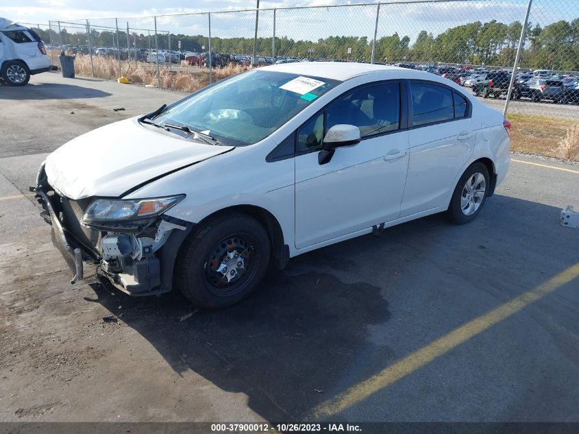 2013 HONDA CIVIC SDN LX 2HGFB2F59DH561495