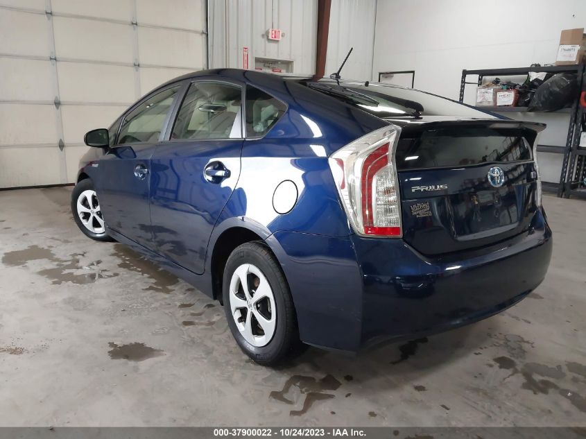 2013 TOYOTA PRIUS ONE/TWO/THREE/FOUR/FIVE - JTDKN3DU8D1726844