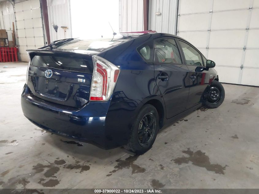2013 TOYOTA PRIUS ONE/TWO/THREE/FOUR/FIVE - JTDKN3DU8D1726844
