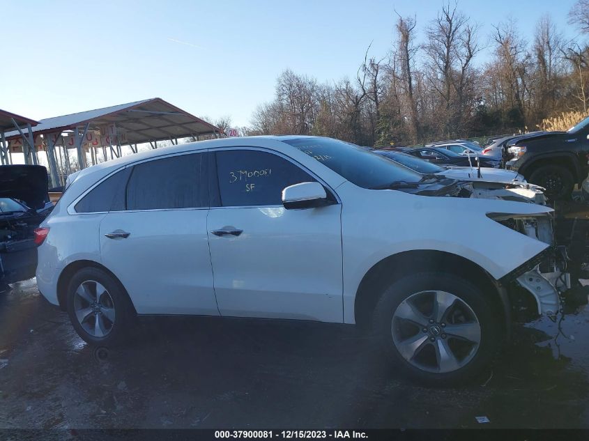 2016 ACURA MDX - 5FRYD3H29GB018845