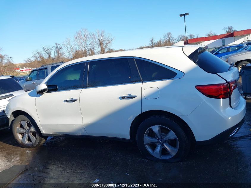 2016 ACURA MDX - 5FRYD3H29GB018845