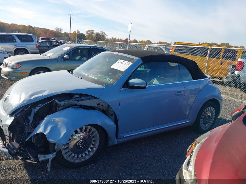 2014 VOLKSWAGEN BEETLE CONVERTIBLE 1.8T 3VW517AT4EM811614
