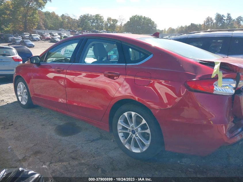 2020 FORD FUSION SE - 3FA6P0HD5LR255248