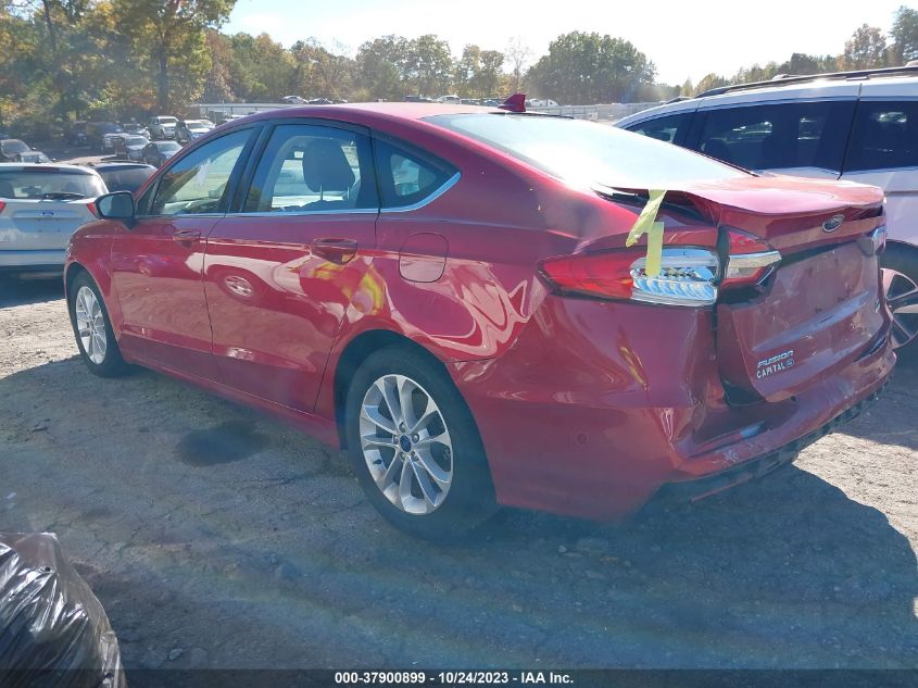 2020 FORD FUSION SE - 3FA6P0HD5LR255248