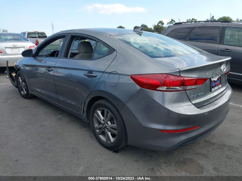 2018 HYUNDAI ELANTRA SEL/VALUE/LIMITED - 5NPD84LF1JH330915