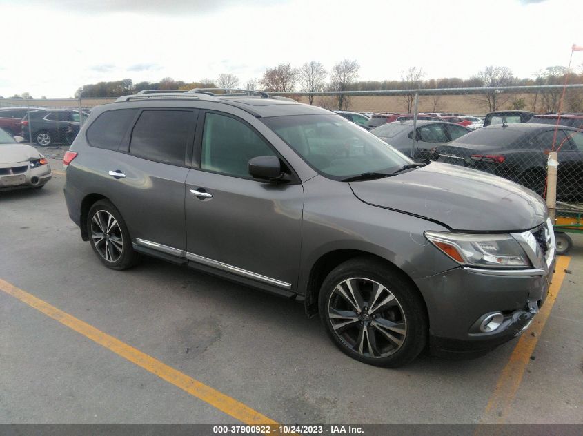 2016 NISSAN PATHFINDER PLATINUM - 5N1AR2MM8GC649732