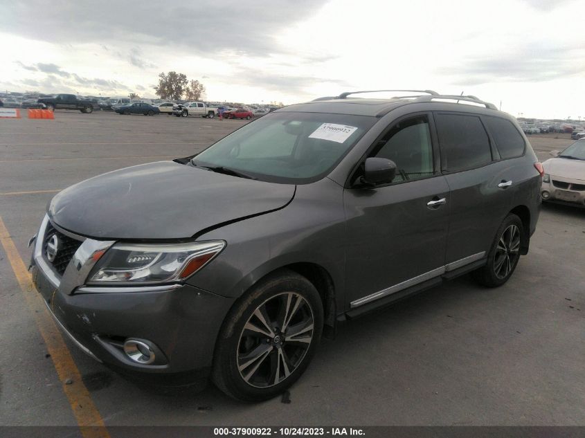 2016 NISSAN PATHFINDER PLATINUM - 5N1AR2MM8GC649732