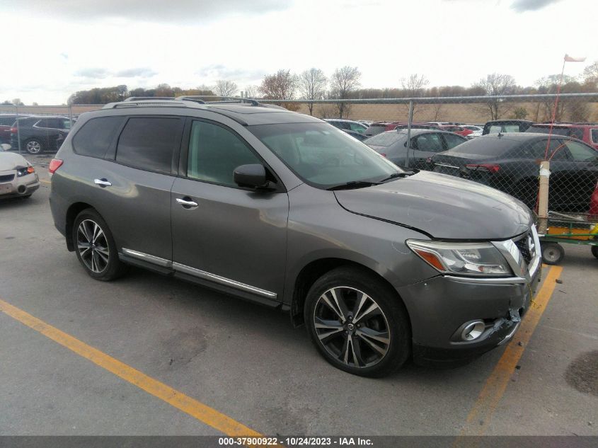 2016 NISSAN PATHFINDER PLATINUM - 5N1AR2MM8GC649732