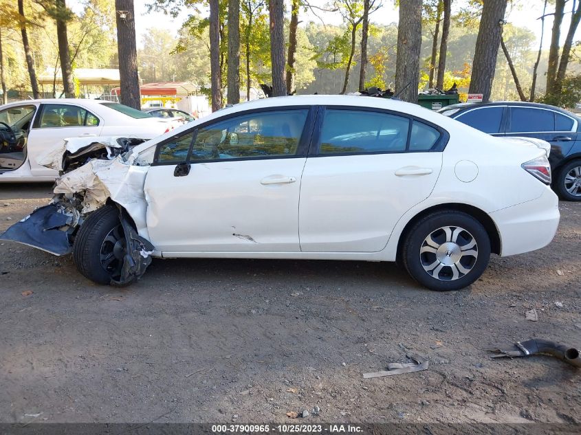 2013 HONDA CIVIC HYBRID - 19XFB4F27DE201332