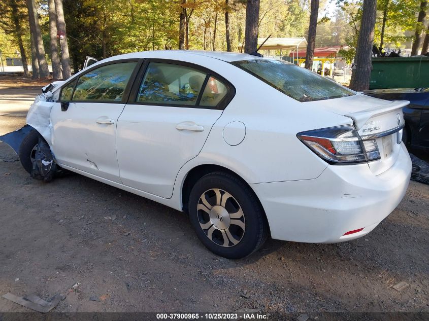 2013 HONDA CIVIC HYBRID - 19XFB4F27DE201332