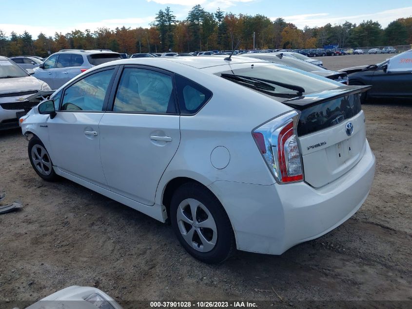 2013 TOYOTA PRIUS - JTDKN3DU5D0347905