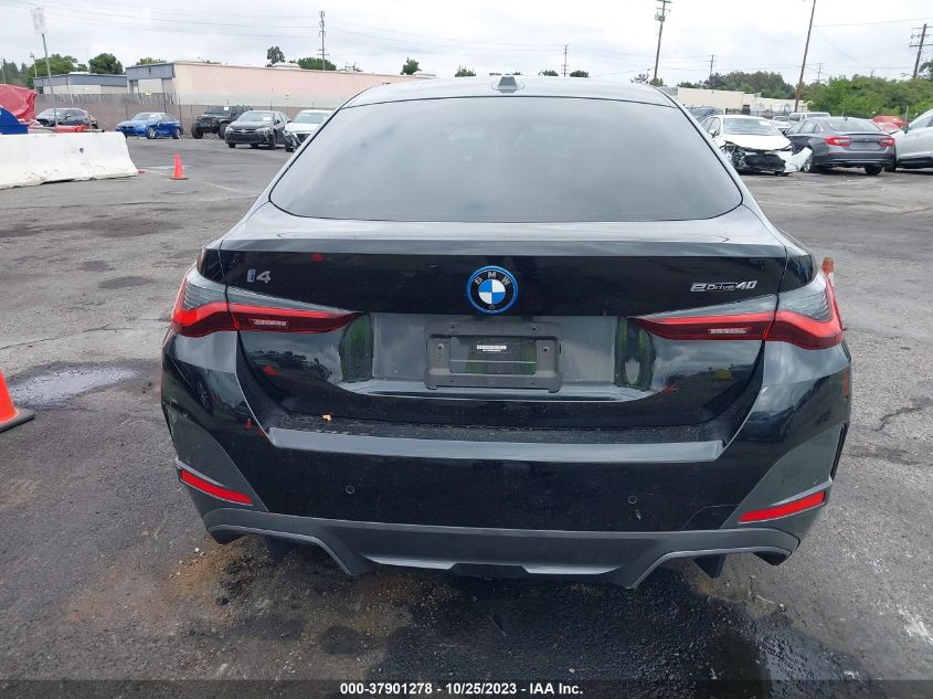 2022 BMW I4 EDRIVE40 WBY73AW03NFM94618