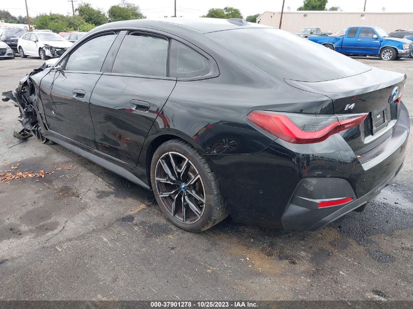 2022 BMW I4 EDRIVE40 WBY73AW03NFM94618