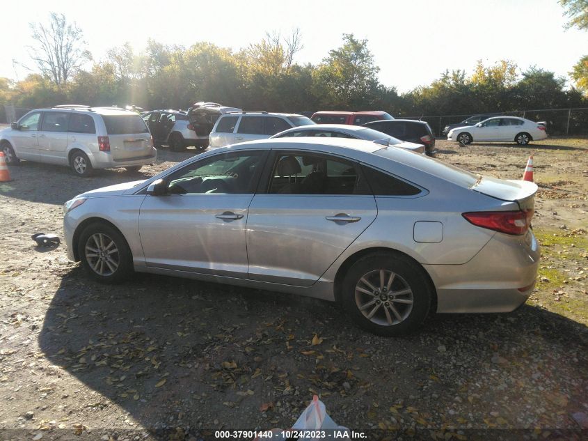 2015 HYUNDAI SONATA 2.4L SE - 5NPE24AF7FH157143