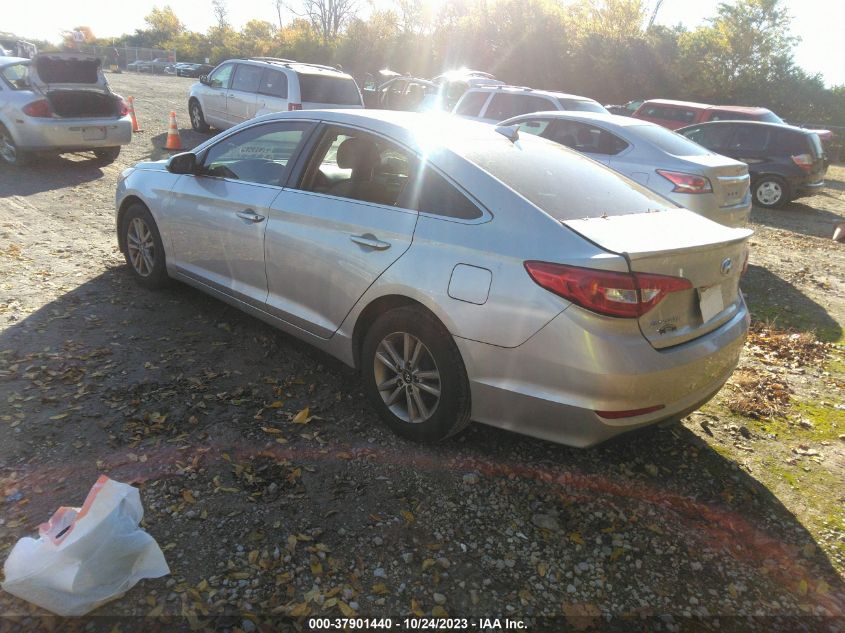 2015 HYUNDAI SONATA 2.4L SE - 5NPE24AF7FH157143