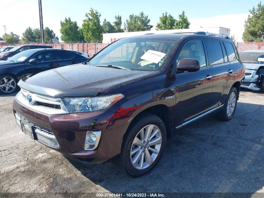 2013 TOYOTA HIGHLANDER HYBRID LIMITED JTEDC3EH8D2018101