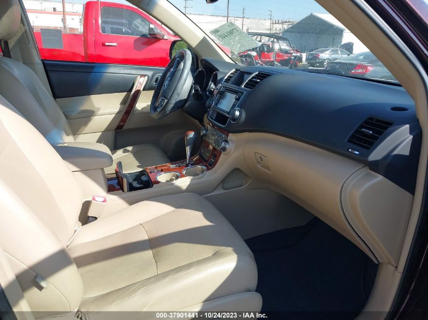 2013 TOYOTA HIGHLANDER HYBRID LIMITED JTEDC3EH8D2018101