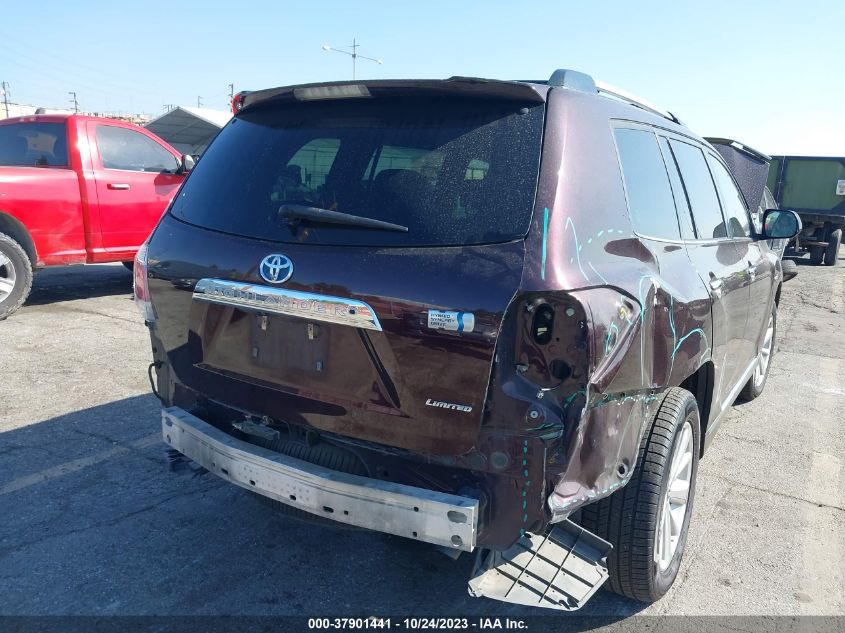 2013 TOYOTA HIGHLANDER HYBRID LIMITED JTEDC3EH8D2018101