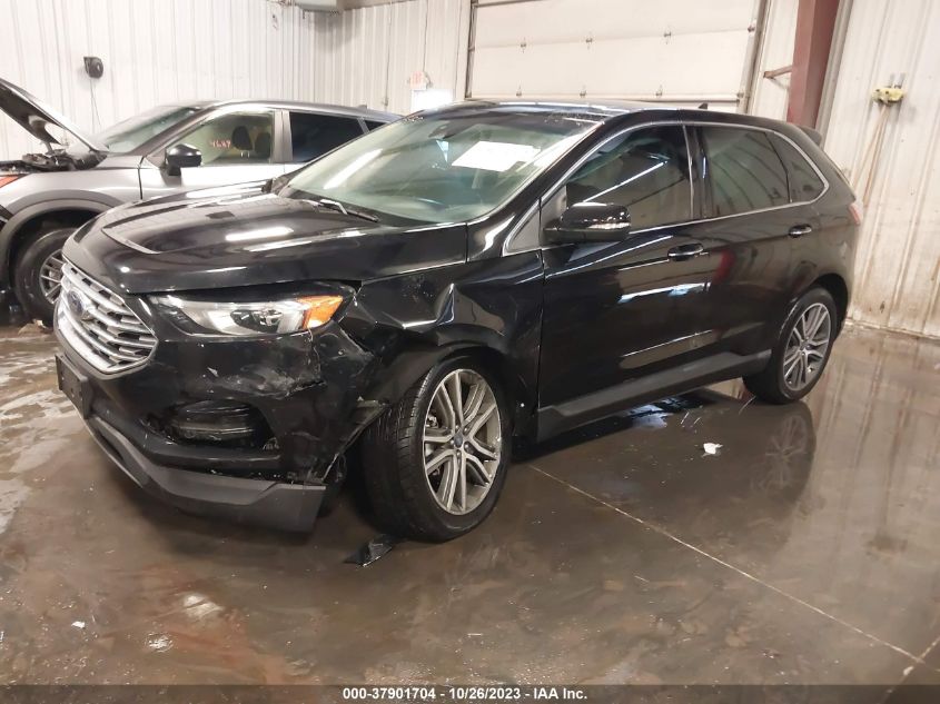 VIN 2FMPK3K93KBC43448 2019 FORD EDGE TITANIUM