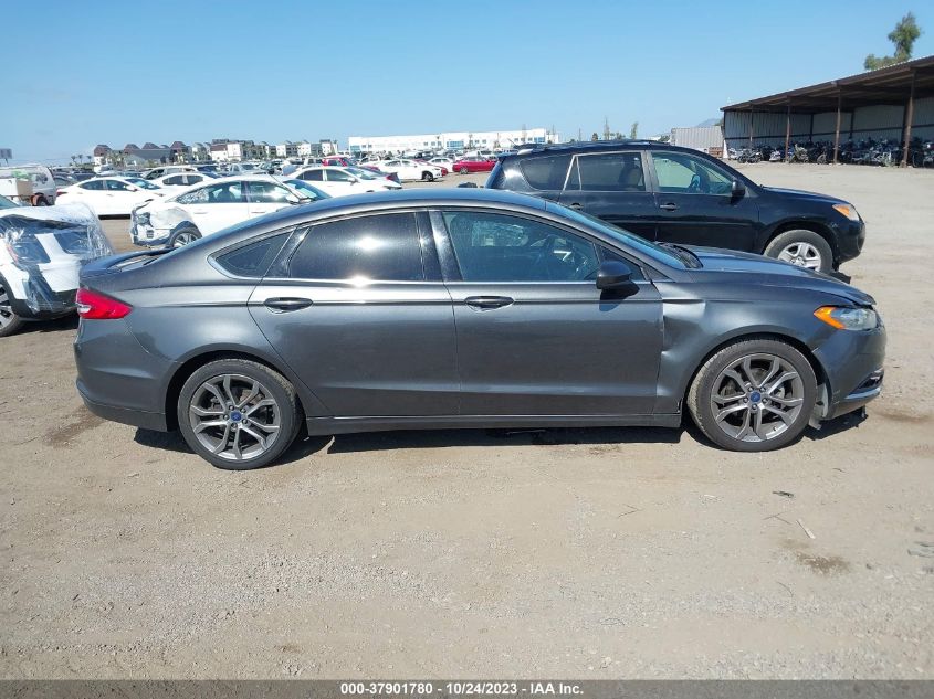 2017 FORD FUSION SE - 3FA6P0H77HR343428