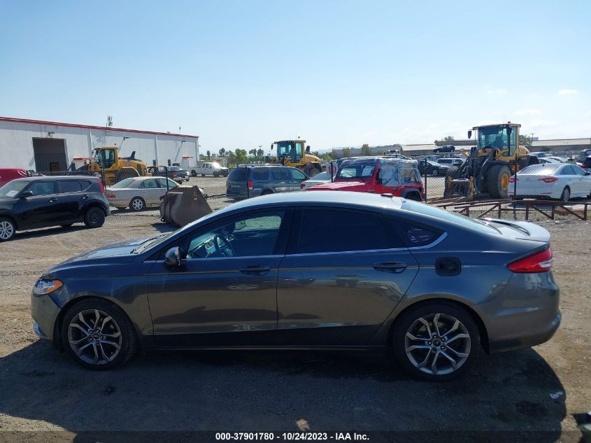 2017 FORD FUSION SE - 3FA6P0H77HR343428