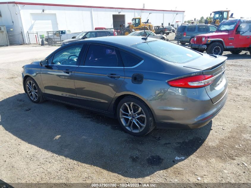 2017 FORD FUSION SE - 3FA6P0H77HR343428