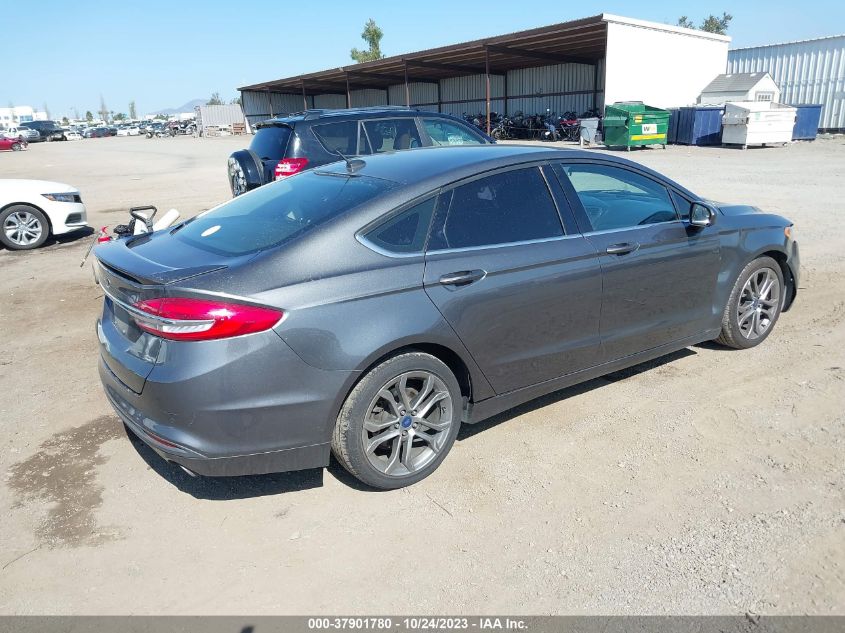 2017 FORD FUSION SE - 3FA6P0H77HR343428