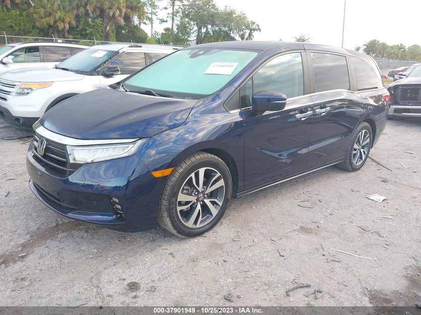 VIN 5FNRL6H86MB011619 2021 HONDA ODYSSEY TOURING