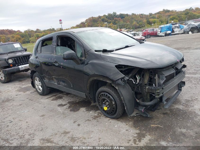 Lot #2525412872 2019 CHEVROLET TRAX LS salvage car