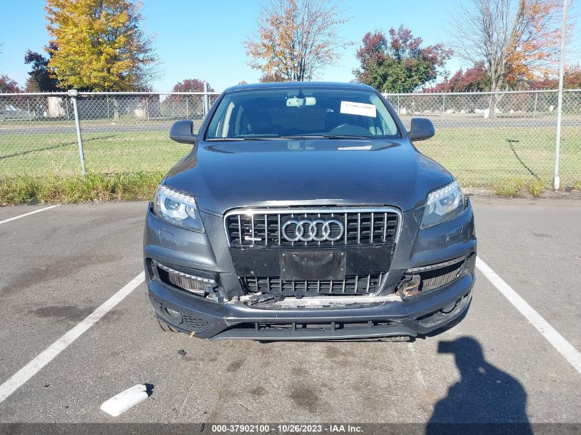 2013 AUDI Q7 3.0T S LINE PRESTIGE - WA1DGAFE0DD005634