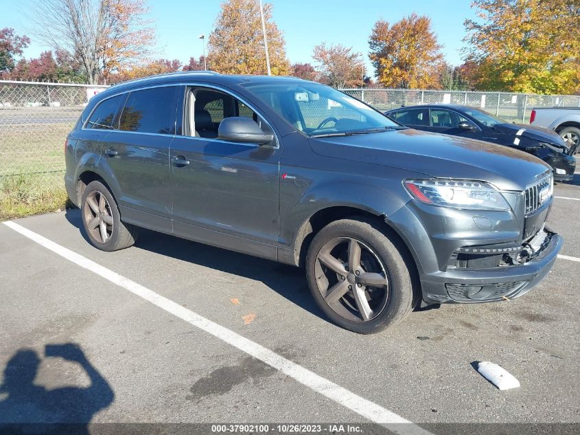 2013 AUDI Q7 3.0T S LINE PRESTIGE - WA1DGAFE0DD005634