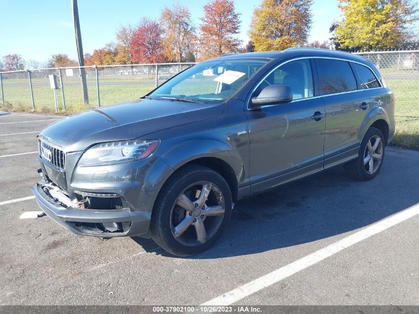 2013 AUDI Q7 3.0T S LINE PRESTIGE - WA1DGAFE0DD005634