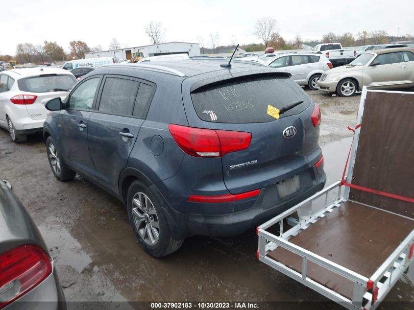 2016 KIA SPORTAGE LX - KNDPB3AC1G7809723