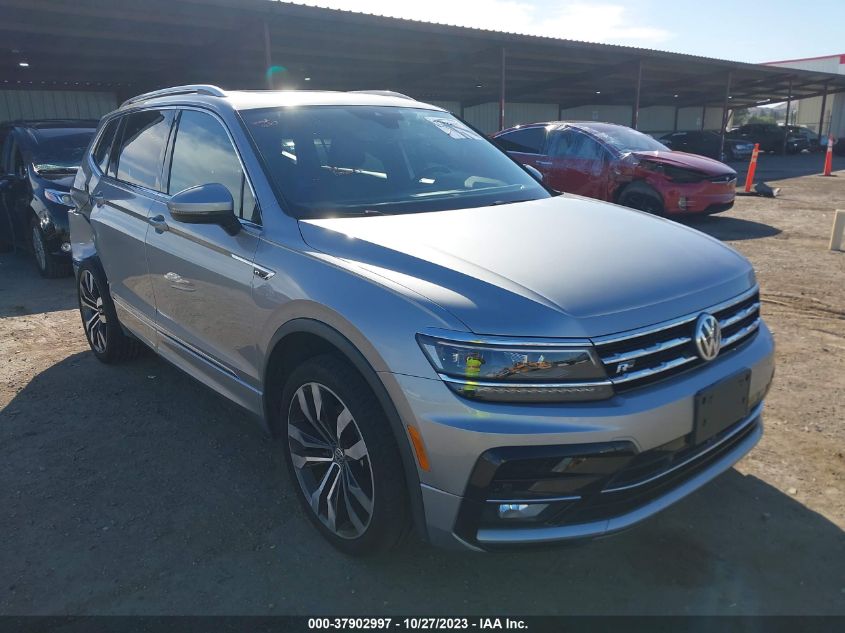 VIN 3VV4B7AX4LM123867 Volkswagen Tiguan SEL PREMIUM R-LINE 2020