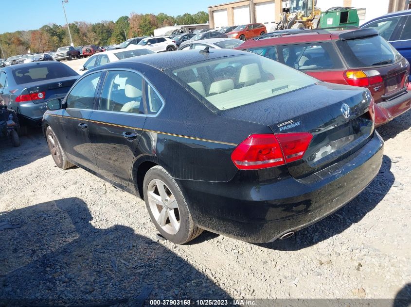 2013 VOLKSWAGEN PASSAT SE - 1VWBP7A39DC122749